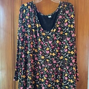 Floral babydoll top